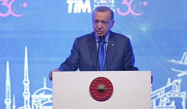 Erdoğan: İhracatımızı bu yıl sonunda 265 milyar dolara ulaştırmak istiyoruz