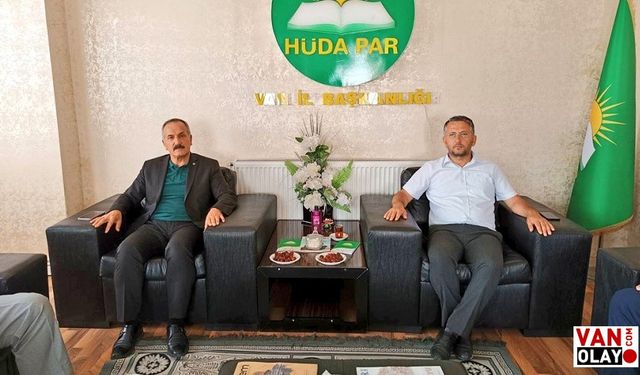 Gelecek Partisi'nden HÜDA PAR Van İl Başkanlığı'na ziyaret