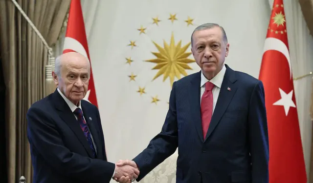 Cumhurbaşkanı Erdoğan, Bahçeli'yle görüştü