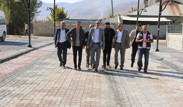 Gürpınar Belediye Başkanı Tanış, Çalışmaları İnceledi