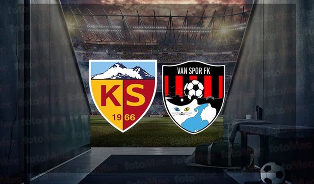 Vanspor FK maçı canlı yayınlanacak! Kayserispor - Vanspor FK maçı saat kaçta? Hangi kanalda?