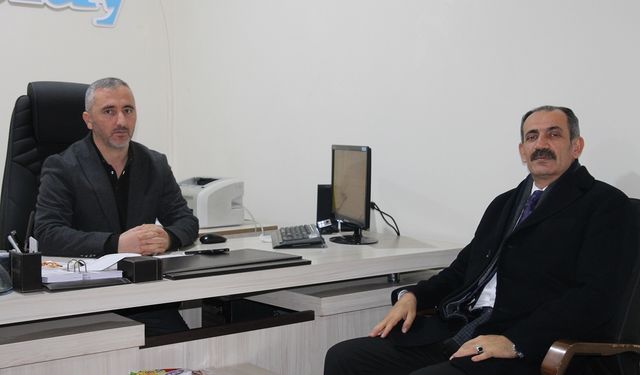 Gürpınar Belediye Başkanı Tanış’tan gazetemize ziyaret