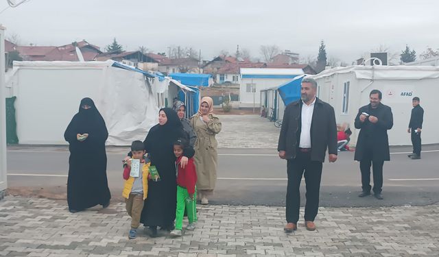 HÜDA PAR Belediye Başkan Adayı Arslan, esnaf ziyaretlerinde bulundu