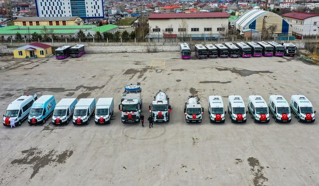 Van Büyükşehir Belediyesi'nin araç filosu büyüyor