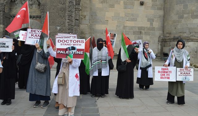 Hekim ve sağlıkçılar, Filistin için yürüdü