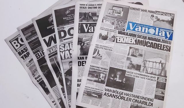 Van’ın Gazete Manşetleri-25 Temmuz2024