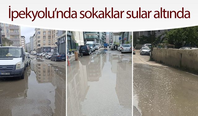 İpekyolu’nda sokaklar sular altında