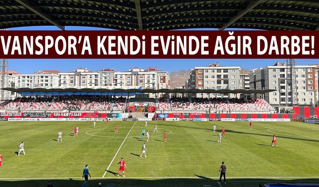 Vanspor’a kendi evinde ağır darbe