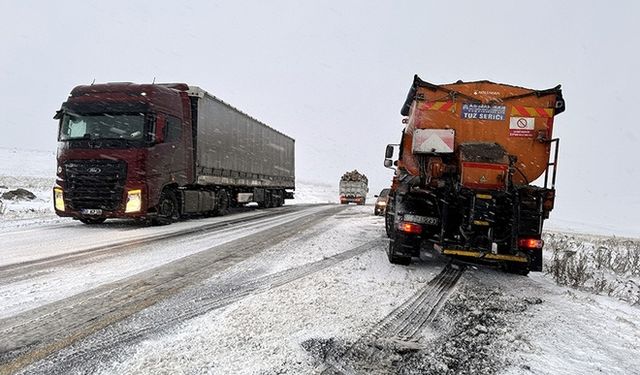 Araçlar yolda kaldı!