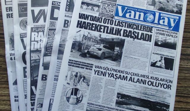 Van’ın Gazete Manşetleri-18 Kasım 2024