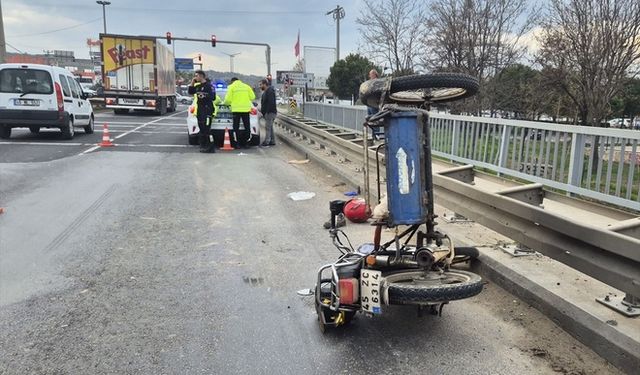 Tırla çarpışan motosikletin sürücüsü öldü