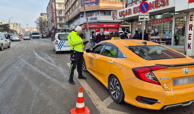 Van’da yüzlerce araca ceza, 31 araca trafikten men!