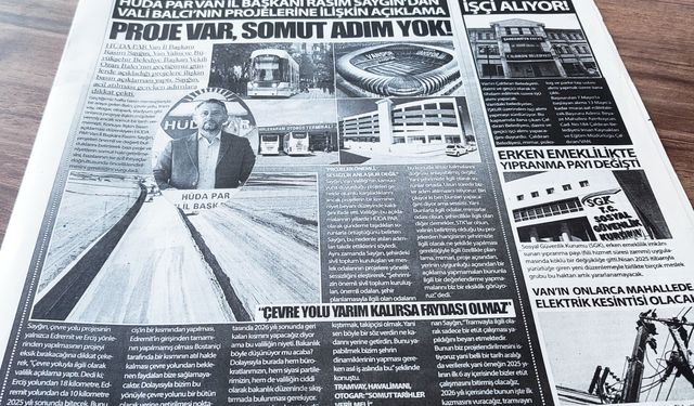 Van’ın Gazete Manşetleri- 09 Mayıs 2025