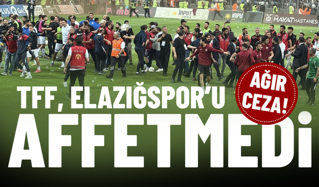 Elazığspor’a Ağır Ceza!