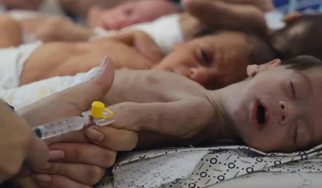 Gazze'de bebekler açlıktan ölüyor