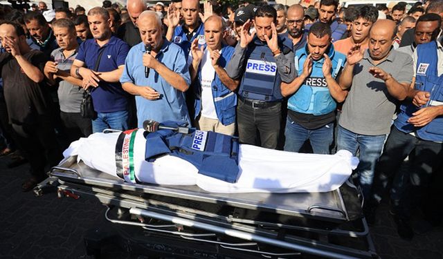 Gazze'de basın tarihinin en büyük katliamı: 210 gazeteci şehit edildi