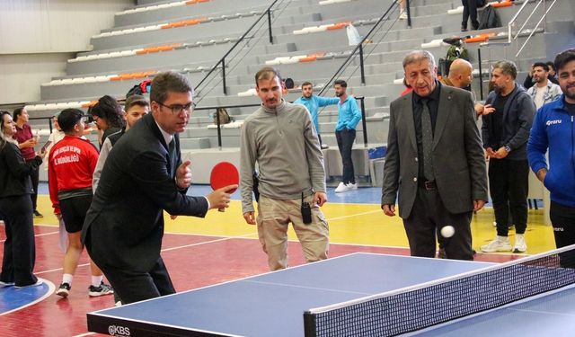 Doğu Anadolu Yurt Lig Masa Tenisi Şampiyonası Erciş’te yapılıyor