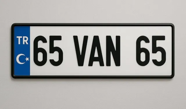 “65 VAN 65” Plakası İçin Açık Artırma Süresi Uzatıldı!
