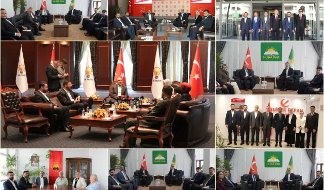 HÜDA PAR 8 siyasi partiyle bayramlaştı