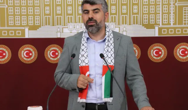 HÜDA PAR Milletvekili Dinç: Yardım filolarının güvenliği savaş gemileriyle sağlanmalı