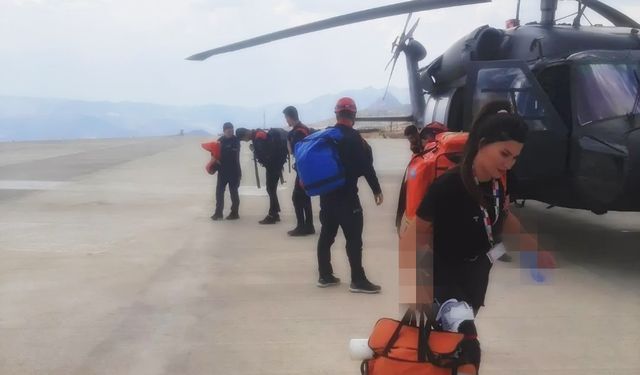 Gabar Dağı’nda petrol çalışanı kayalıklardan düştü