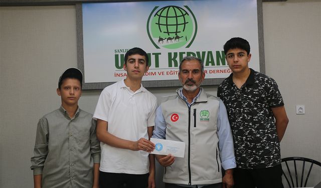 Kazandıkları ödülü Gazze'ye bağışladılar