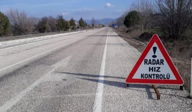 Binlerce araca radar cezası kesildi