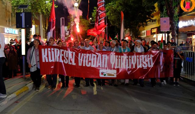 Van’da "Küresel Gazze Yürüyüşü" düzenlendi