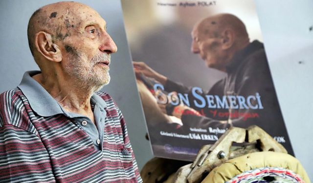 92 yaşındaki usta, 80 yıllık semer ustalığını noktaladı