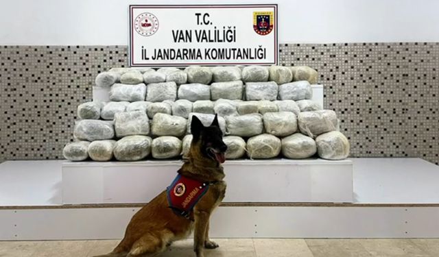 Van sınırında 109 kilo uyuşturucu operasyonu