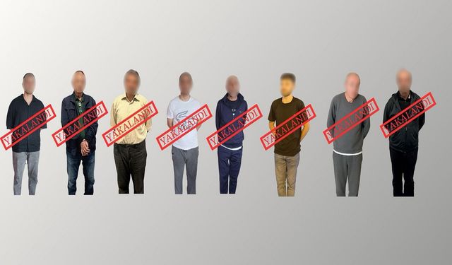 Kırmızı bültenle aranan 6 kişi  yakalandı