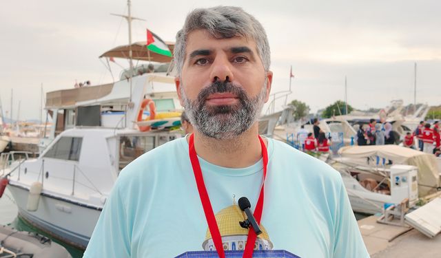 Dinç: Vicdanlarımız bizleri denizlere döktü inşallah Gazze'deki ablukayı kıracağız!
