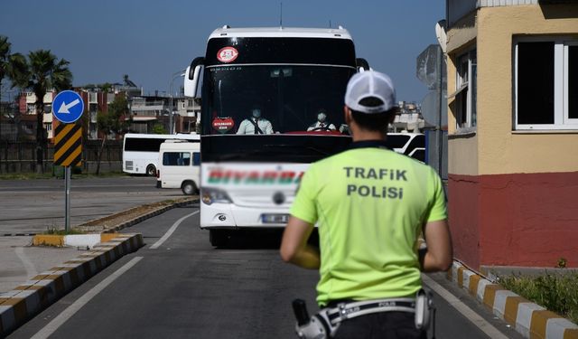 Van İl Emniyet Müdürlüğü’nden terminalde trafik güvenliği eğitimi