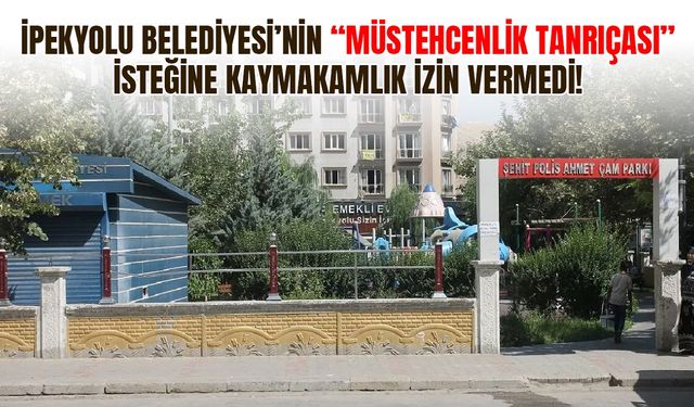 İpekyolu Belediyesi’nin “müstehcenlik tanrıçası” isteğine kaymakamlık izin vermedi!