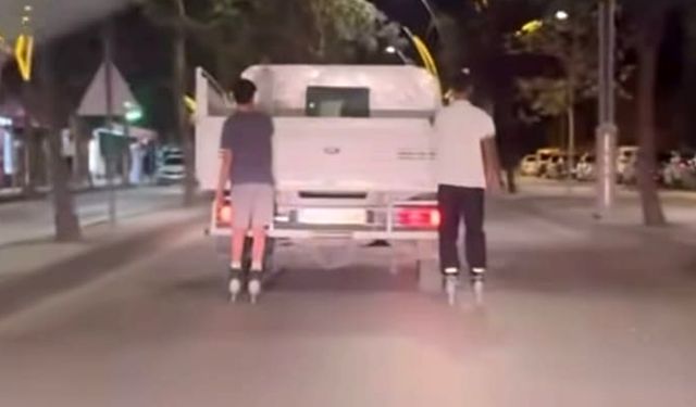 Van’da tehlikeli yolculuk! Ölüme meydan okudular