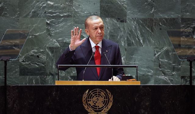 Son dakika... Cumhurbaşkanı Erdoğan BM'de konuştu: Dava Artık Dünyaya Mal Olmuştur