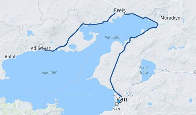 Van Edremit-Adilcevaz-Bitlis Arası Kaç Kilometre?