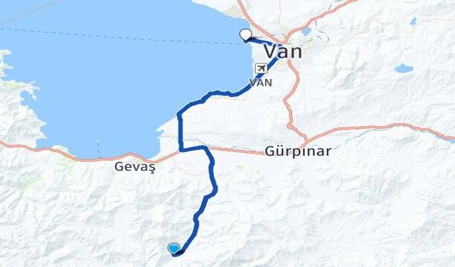 Van-Çatak- Görentaş Arası Kaç Kilometre?