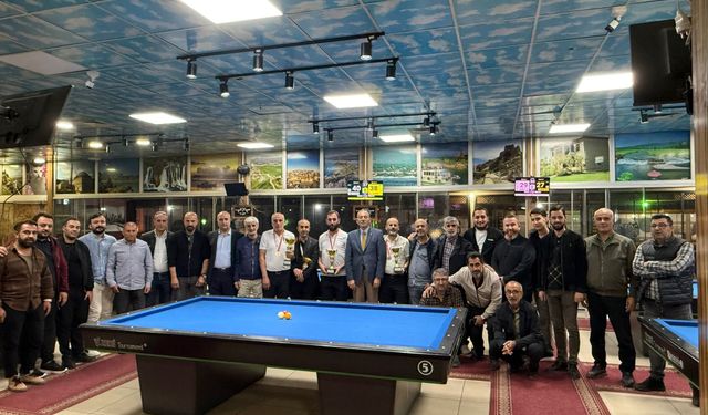 Van’da bilardo il birinciliği sonuçlandı!