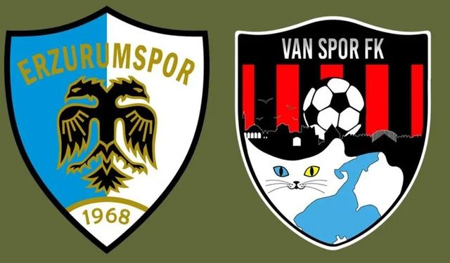 Erzurumspor- Vanspor maçında onbirler belli oldu