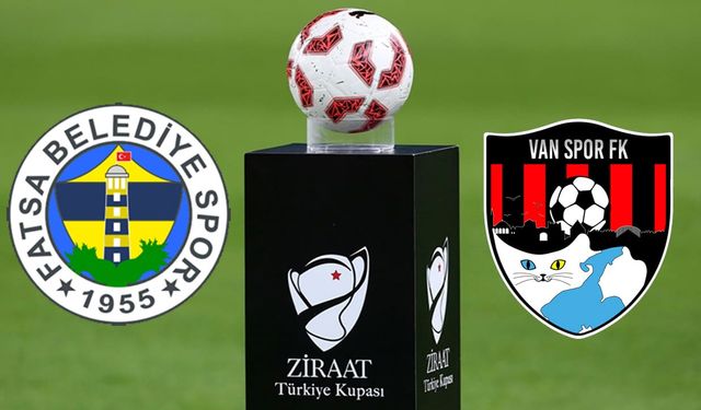 Fatsa Belediyespor- Vanspor maçında onbirler belli oldu