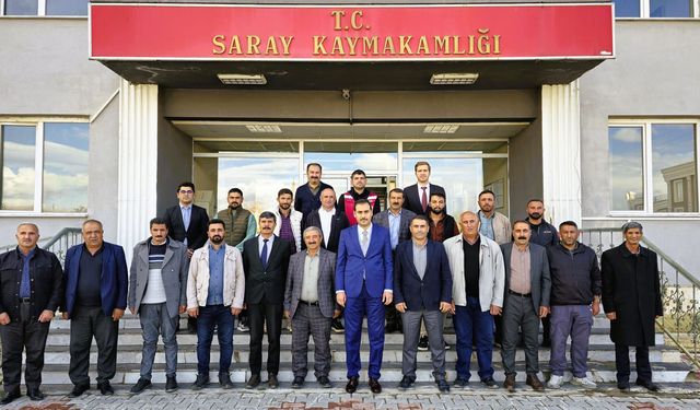 Saray’da hayvan yetiştiriciliğine yönelik istişare toplantısı gerçekleştirildi