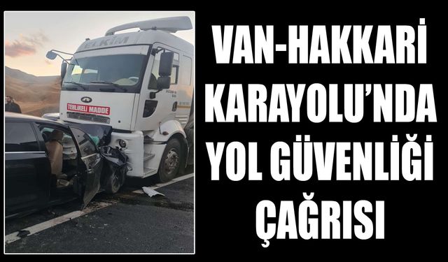Van-Hakkari Karayolu’nda yol güvenliği çağrısı