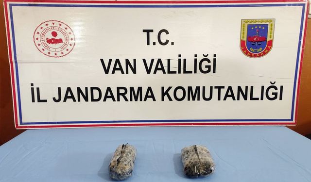 Van Muradiye’de 502 gram skunk ele geçirildi