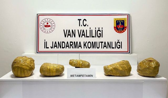 Van’da 21 kilo metamfetamin ele geçirildi
