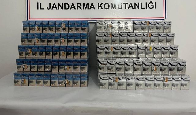 Van’da binlerce paket kaçak sigara ele geçirildi!