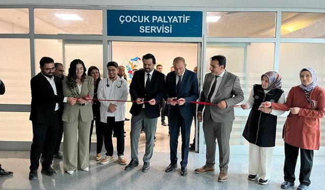 Van’da çocuk palyatif servisi açıldı