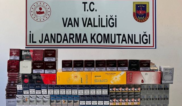 Van’da sigara kaçakçılığı yapan 2 kişi yakalandı!