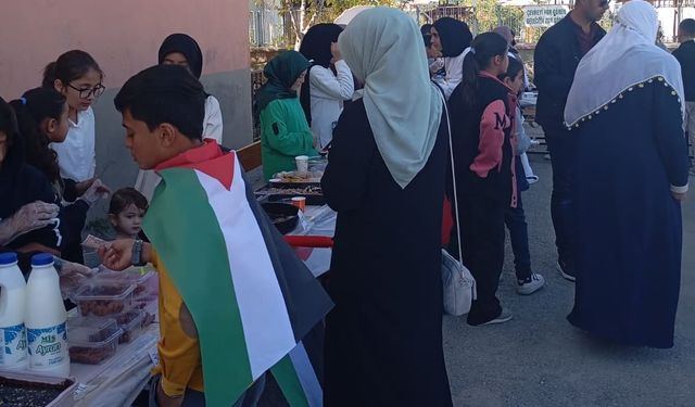 Van’daki okullarda “Gazze kardeşlik kermesleri” devam ediyor