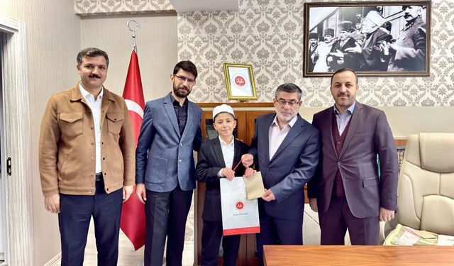 Vanlı çocuk 3 ayda hafız oldu!